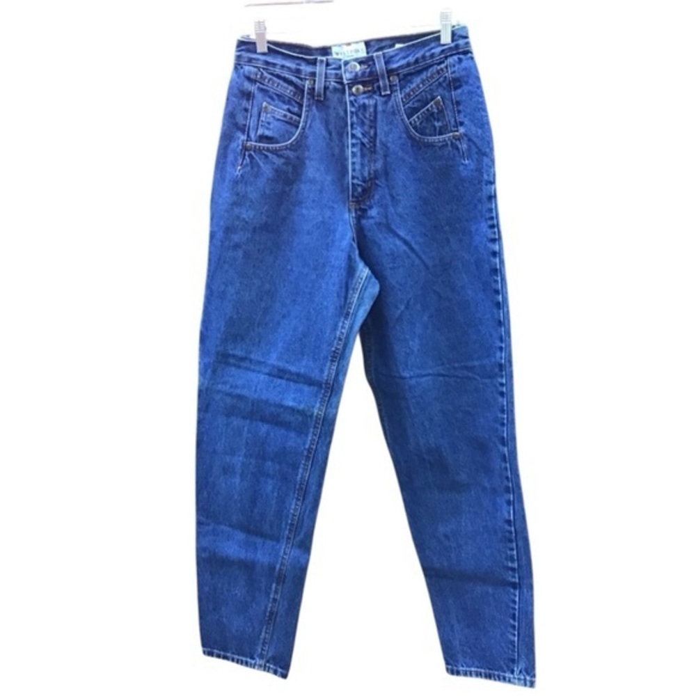 Vintage Westport Ribcage Mom Blue Denim Jeans